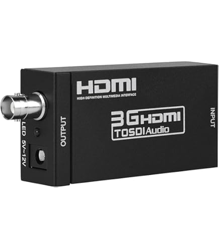 Amazon.com: AJA HA5-Plus HDMI to 3G-SDI Mini-Converter, Supports 8